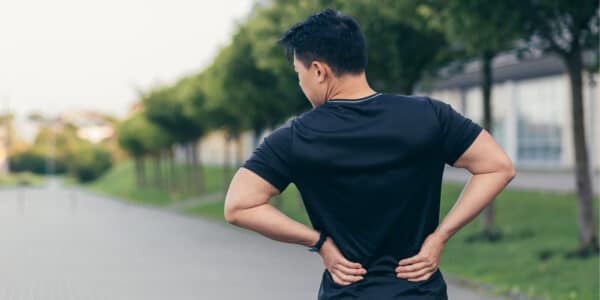 men with back pain