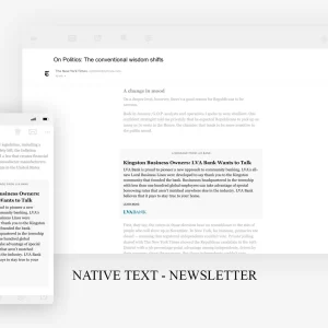 Newsletter - Native Text