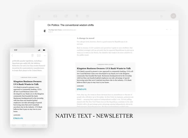 Newsletter - Native Text