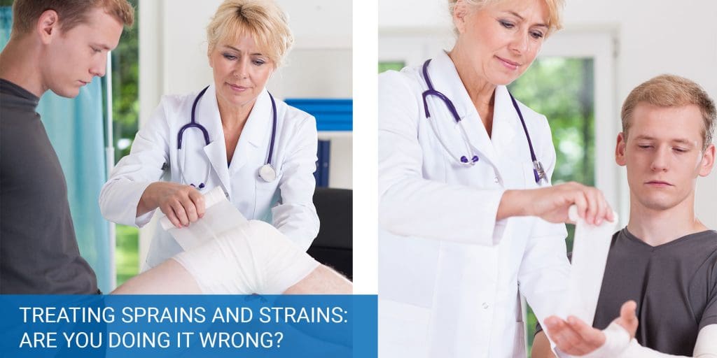 Treating Sprains and Strains
