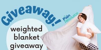 weighted blanket giveaway
