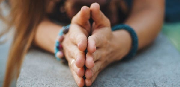 hands together praying