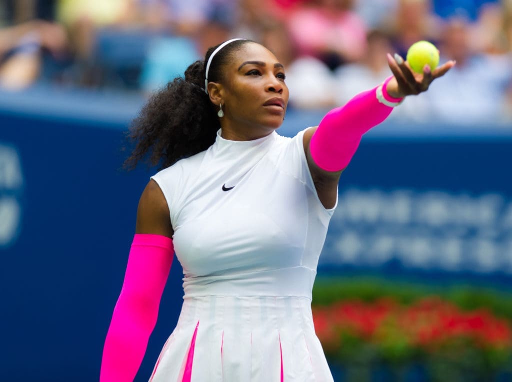 Serena Williams sings for Breast Cancer Awareness Month