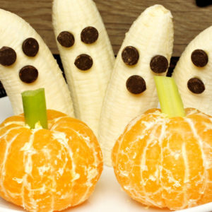 tangerine pumpkins and banana ghosts